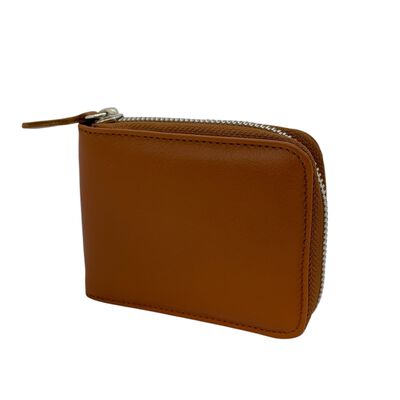 BILLETERA DE CUERO MUJER