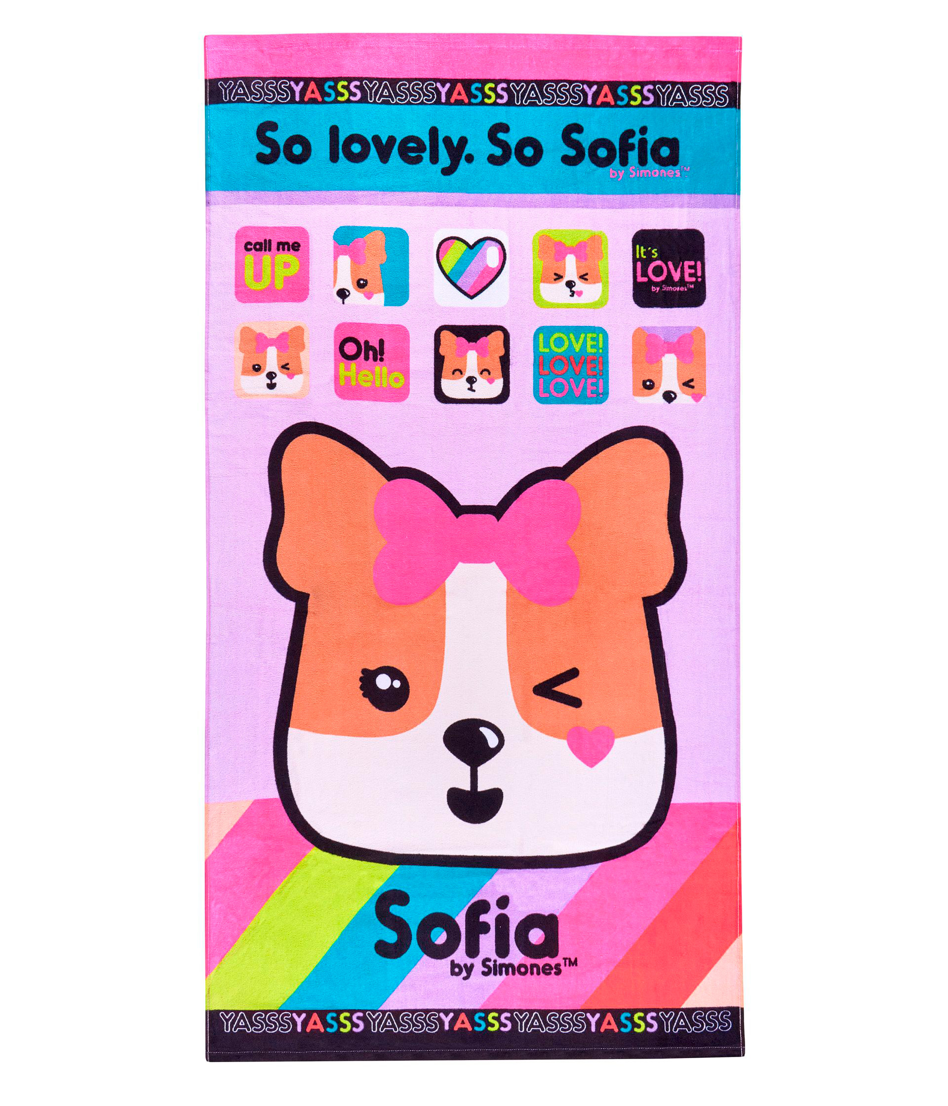 TOALLON ESTAMPA SOFIA, , large image number null